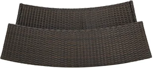 vidaXL 5-cz. zestaw mebli barowych do ogrodu, z poduszkami, brązowy 3064878 - Meble ogrodowe - miniaturka - grafika 6