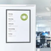 Systemy ekspozycyjne i znaki informacyjne - magnetoplan rama magnetyczna magnetofix, A4, szary VE = 1 - miniaturka - grafika 1