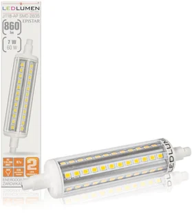 LEDlumen Żarówka LED CCD CW J118-AP, R7s, 7 W, barwa biała chłodna - Żarówki LED - miniaturka - grafika 6