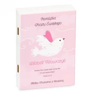 Sztućce dla dzieci - Murrano Zestaw Sztućców Dla Dzieci W Drewnianym Etui Nadruk Pamiątka Chrztu SZT-ANIMALS_DRW-UV-044 - miniaturka - grafika 1