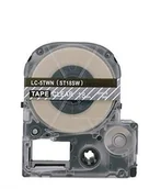 Papier do drukarek - Epson LC-ST18SW, 18mm x 8m, biały druk / przezroczysty podkład, taśma zamiennik - miniaturka - grafika 1