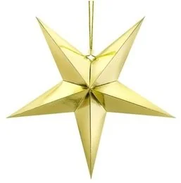 Party Deco Dekoracja wisząca gwiazda papierowa srebrna - 45 cm GWP1-45-019M - Dekoracje sali Party Deco Dekoracja wisząca gwiazda papierowa srebrna - 45 cm GWP1-45-019M - Dekoracje sali - miniaturka - grafika 4