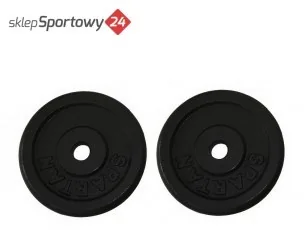 Spartan OBCIĄŻENIE TALERZE STALOWE 2X5KG S1220 - Pozostały sprzęt i akcesoria do ćwiczeń - miniaturka - grafika 2