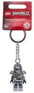 Breloczki dla dzieci - Lego 851352 Breloczek Ninjago - Titanium Ninja Zane L.851352 - miniaturka - grafika 1
