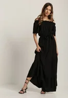 Sukienki - Czarna Sukienka Amiphiphae - miniaturka - grafika 1