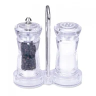 Pojemniki na przyprawy - Kamille Zestaw przypraw solniczka pieprzniczka młynek na stojaku 7052 - miniaturka - grafika 1