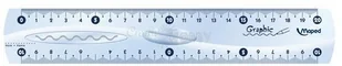Maped LINIJKA GEOMETRIC 20CM SKALA PO OBU STR.Z UCHWYTEM - Linijki, ekierki - miniaturka - grafika 3