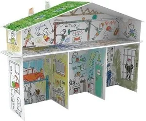 Kolorowanka 3D XXL Domek tylko dla chłopaków Praca zbiorowa - Przybory szkolne - miniaturka - grafika 2