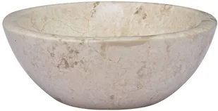 vidaXL Lumarko Umywalka, kremowa, 53x40x15 cm, marmurowa! 149171 - Umywalki - miniaturka - grafika 4