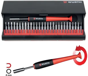 Zestaw Wkrętaków Precyzyjnych 29elem. Wurth German - Części serwisowe do telefonów - miniaturka - grafika 2