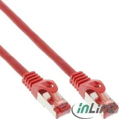 Kable światłowodowe - InLine Patchcord Cat.6 S/FTP 1m czerwony 76411R - miniaturka - grafika 1
