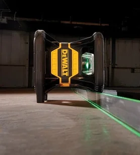 Dewalt akumulatorowy laser obrotowy 80/600m z wiązką zieloną, 18V Li-Ion 1x2,0Ah, TOOL CONNECT BLUETOOTH [DCE080D1GS] - Poziomice laserowe - miniaturka - grafika 6