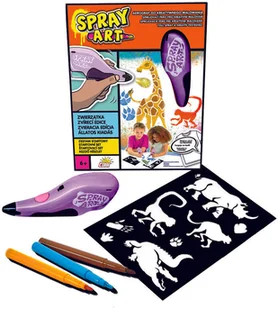 Gorilla Toys Spray Art., zestaw starowy Zwierzątka - Zabawki kreatywne - miniaturka - grafika 4