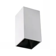 Oprawy, klosze i abażury - v-tac Oprawa Sufitowa V-TAC GU10 Kwadrat Natynkowa Biały+Czarny 74x74x140mm VT-882 - miniaturka - grafika 1