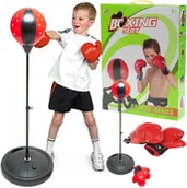 Worki treningowe - Gruszka Rękawice Zestaw Bokserski Dla Dzieci 110CM - miniaturka - grafika 1