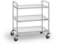 Wózki na żywność - Royal Catering Wózek kelnerski - 3 półki - 150 kg RCSW-3SQ2 - miniaturka - grafika 1
