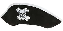 GoDan Kapelusz "Pirat", czarny, KPBOL-YH - Dodatki do strojów karnawałowych - miniaturka - grafika 3