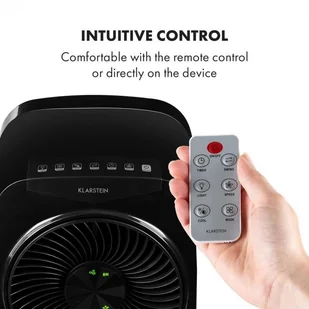 Klarstein Rotator klimatyzer klimator schładzacz powietrza 110 W 8h timer pilot biały ACO3- - Klimatory - miniaturka - grafika 4