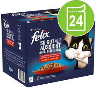 Purina Felix Pakiet Fantastic , 48 x 85 g - Rybne smaki - Mokra karma dla kotów Purina Felix Pakiet Fantastic , 48 x 85 g - Rybne smaki - Mokra karma dla kotów - miniaturka - grafika 1