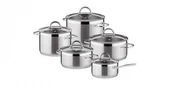 Zestawy garnków i patelni - Tescoma Komplet VISION, 10 części, stal nr. katalogowy 726010 - miniaturka - grafika 1