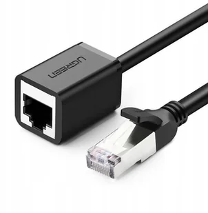 Ugreen Kabel sieciowy UGREEN przedłużacz Ethernet RJ45 Cat 6 FTP z metalową wtyczną 1m czarny UGR260BLK - Kable miedziane - miniaturka - grafika 13