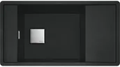 Zlewozmywaki - Franke Kuchenny Zlewozmywak FSG 611 czarny mat 114.0633.153 S - miniaturka - grafika 1