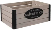Pudła i pojemniki do przechowywania - Orion Skrzynka drewniana skrzynia pojemnik NATUREWOOD 31x21x13cm do przechowywania koszyk na warzywa owoce 731042 - miniaturka - grafika 1