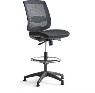 AJ Produkty Krzesło biurowe STANLEY z wysokim oparciem, czarny - Podnóżki, podpórki, podkładki AJ Produkty Krzesło biurowe STANLEY z wysokim oparciem, czarny - Podnóżki, podpórki, podkładki - miniaturka - grafika 1