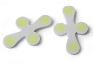 Zabezpieczenia dla dzieci - Reer Świecące nakładki ochronne na narożniki 2szt RE-8398B - miniaturka - grafika 1