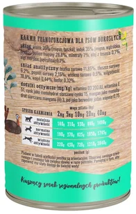 Alpha Spirit Wiejska Zagroda Królik z indykiem 12x400g 37558-uniw - Mokra karma dla psów - miniaturka - grafika 4