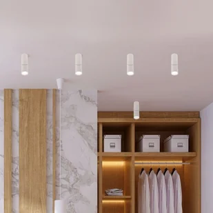 v-tac Oprawa V-TAC Aluminiowa GU10 Okrągła Natynkowa Tuba Biała VT-804 - Oprawy, klosze i abażury - miniaturka - grafika 4