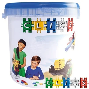 Clics Toys Klocki 10w1. Wiaderko - Klocki - miniaturka - grafika 4