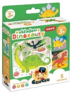 Bright Junior Media CzuCzu Układam Dinozaury - Media - Puzzle - miniaturka - grafika 2