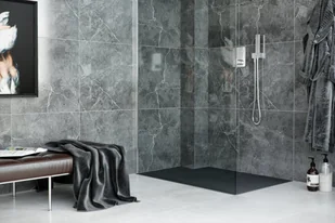 Actima LAVANO czarny 100x80 BREX.1103.100.080.BLN - Brodziki prysznicowe - miniaturka - grafika 3