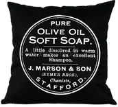 Poduszki dekoracyjne - French home PODUSZKA OZDOBNA FRENCH HOME - OLIVE CZERŃ - miniaturka - grafika 1