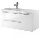 Szafki łazienkowe - Furni Szafka z Umywalką ETHOS 90 cm D ETHUM90D - miniaturka - grafika 1