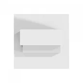 Oprawy, klosze i abażury - Orno TRACO LED 1,5W, oprawa schodowa podtynkowa, 12VDC, 30lm, 3000K, biały, innowacyjny sposób montażu - miniaturka - grafika 1