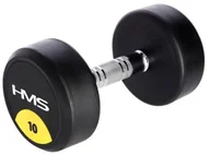 Hantle i ciężarki - HMS Hantla 10 kg gumowana Pro HG HMS 17-66-153 - miniaturka - grafika 1
