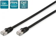 Kable miedziane - Assmann Digitus CAT6 S/FTP aktywności na świeżym powietrzu przewód krosowy AWG 27/7 2 X RJ45 best ¤ ndig UV-30 °C do + 80 °C Czarny 2 m DK-1644-020/BL-OD - miniaturka - grafika 1
