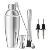 Shakery barmańskie - Zestaw barmański do drinków/alkohol shaker 6 el Zestaw barmański do drinków/alkohol shaker 6 el 5907443621616 - miniaturka - grafika 1
