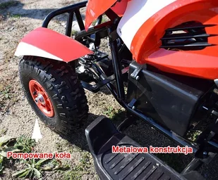 Super-Toys MEGA WIELKI QUAD MAVERICK Z NAPĘDEM 4X4, AMORTYZATORY, MIĘKKIE KOŁA,/BBH3588 BBH-3588-CZERWONY - Pojazdy elektryczne dla dzieci - miniaturka - grafika 26