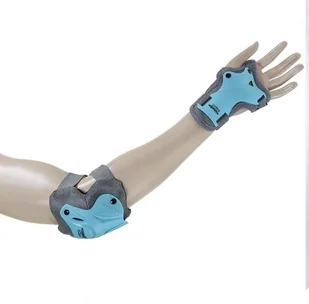 Nils Extreme H407 SZARO-NIEBIESKI ROZM. L ZESTAW OCHRANIACZY EXTREME 16-60-035 - Ochraniacze - miniaturka - grafika 6