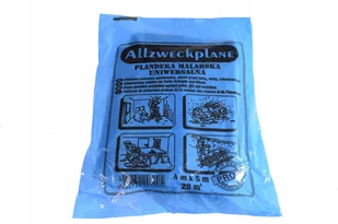 Folia Malarska Gruba Budowlana Ochronna 4mX5m - Folie i taśmy malarskie - miniaturka - grafika 2