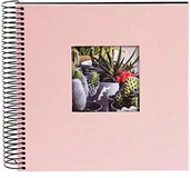 Albumy fotograficzne - goldbuch Goldbuch album spiralny z wycięciem na zdjęcie, Bella Vista, cm, 40 czarnych stron, len, Coffee Bronze,, 20x20 cm - miniaturka - grafika 1