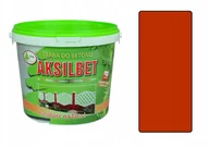 Farby zewnętrzne - Aksilbet Farba do płotów betonu cegły 1L ceglasty - miniaturka - grafika 1