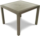 Stoły ogrodowe - Bazkar Stół ogrodowy 95x95x75cm MELODY QUARTET Cappuccino BK-CU255200 - miniaturka - grafika 1