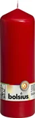 Świece - Bolsius Świeca pieńkowa walec 75H 20CM CZERWONA BOLSIUS6100 - miniaturka - grafika 1