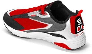 Sparco Buty sportowe S-LANE czarno-czerwone 00129238NRRS - Buty sportowe męskie - miniaturka - grafika 2