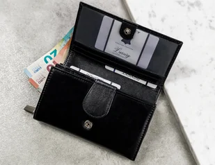 Cavaldi 4U Klasyczny skórzany portfel damski z klapą na zatrzask - Portfele Cavaldi 4U Klasyczny skórzany portfel damski z klapą na zatrzask - Portfele - miniaturka - grafika 8