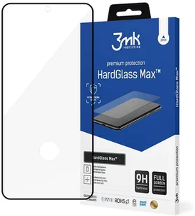 3mk Szkło hartowane HardGlass Max Samsung Galaxy S21 Ultra czarne 3MK1412 - Etui i futerały do telefonów - miniaturka - grafika 4